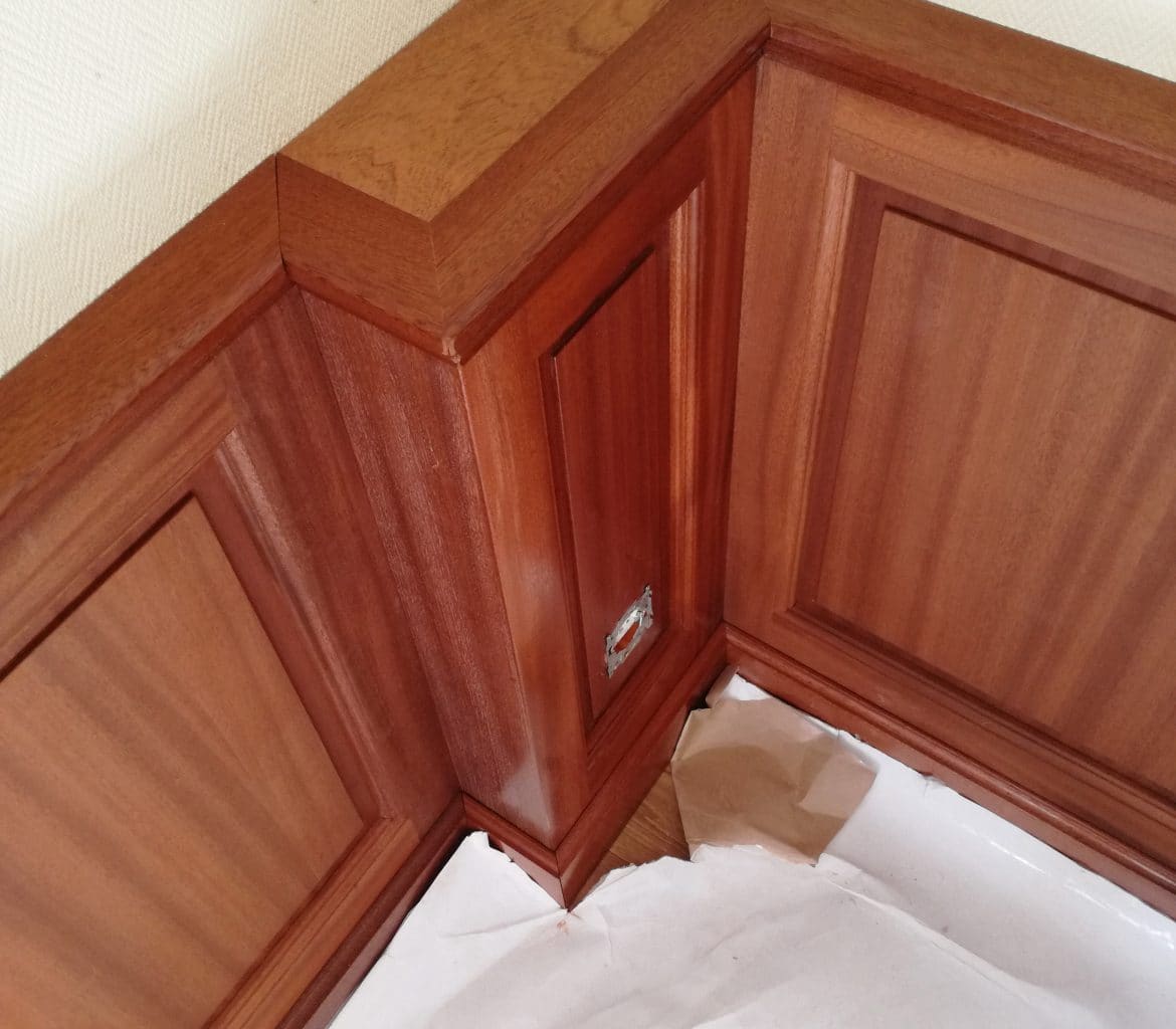 Lambris en angle sur mesure